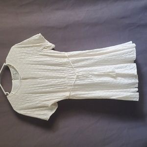 Madewell eyelet tassel tie mini dress size 8